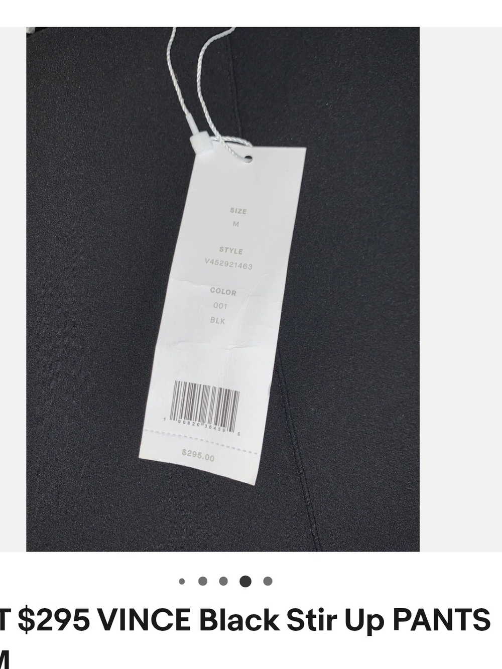 Vince Brown Stirrup Pants Size Medium Front Crease Mid Rise Minimalist|Office - Picture 9 of 9